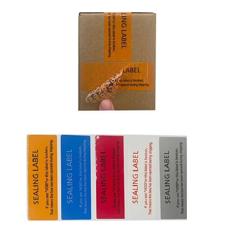 

100/50Pcs Warranty Protection Sticker Security Seal Brittle Paper Tamper Proof Warranty Void Label Stickers Adhesive Label