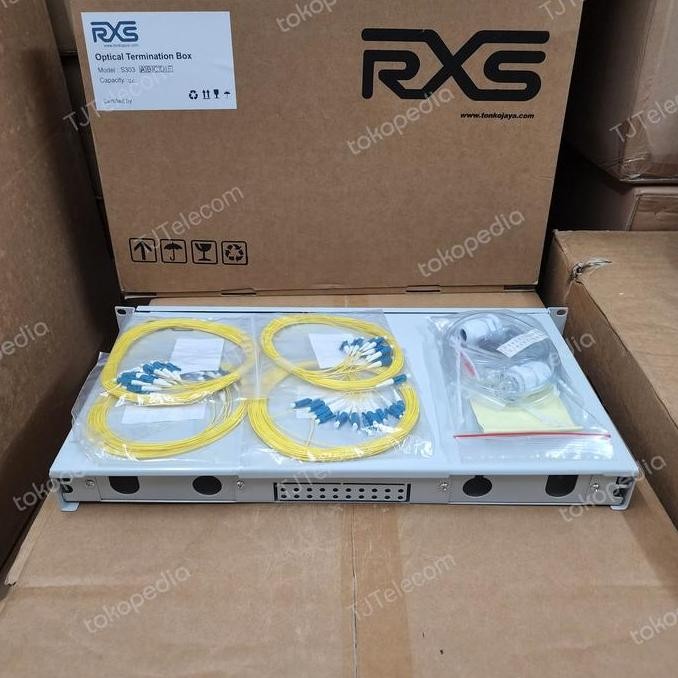 ready  OTB 48 core LC / ODF rack 48 core LC lengkap singlemode