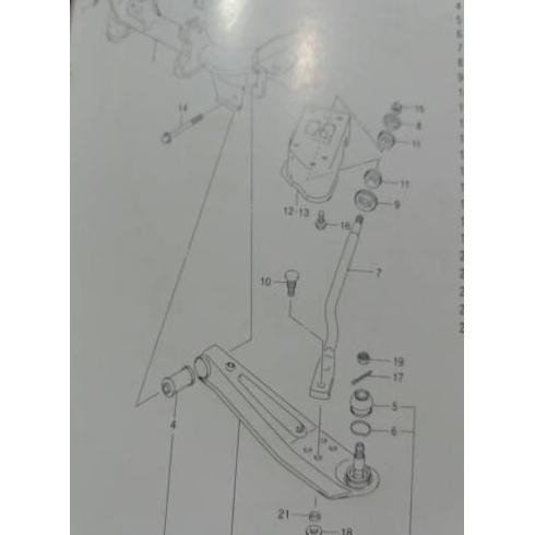LOWER ARM/BALL JOINT/SAYAP APV-ARENA-FUTURA-T120SS ASLI