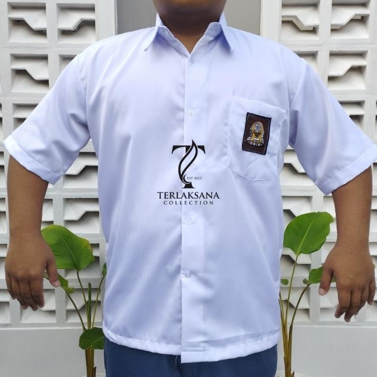 PROMO Seragam SMA JUMBO Seragam Sekolah Kemeja Putih SMA Laki-Laki dan Perempuan bu-100