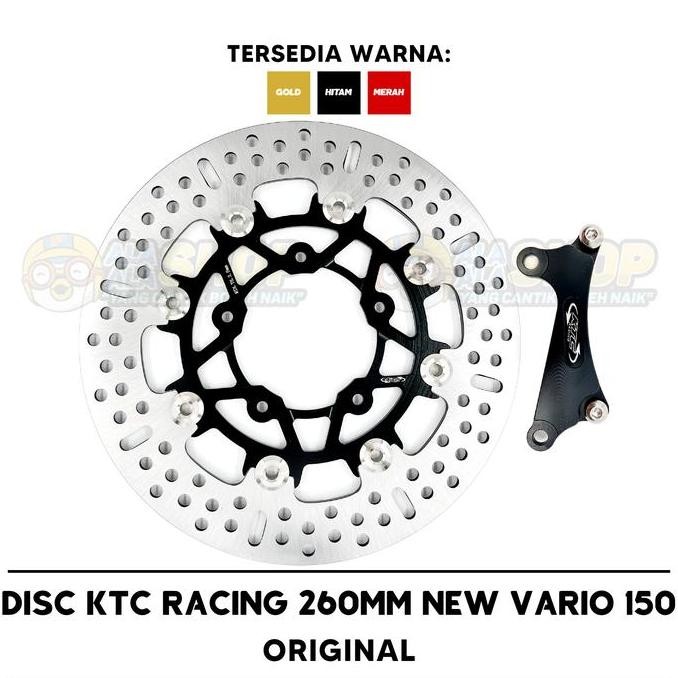 Disc KTC Racing 260mm Vario 150 LED NEW Lubang 5 Cakram 260 murah