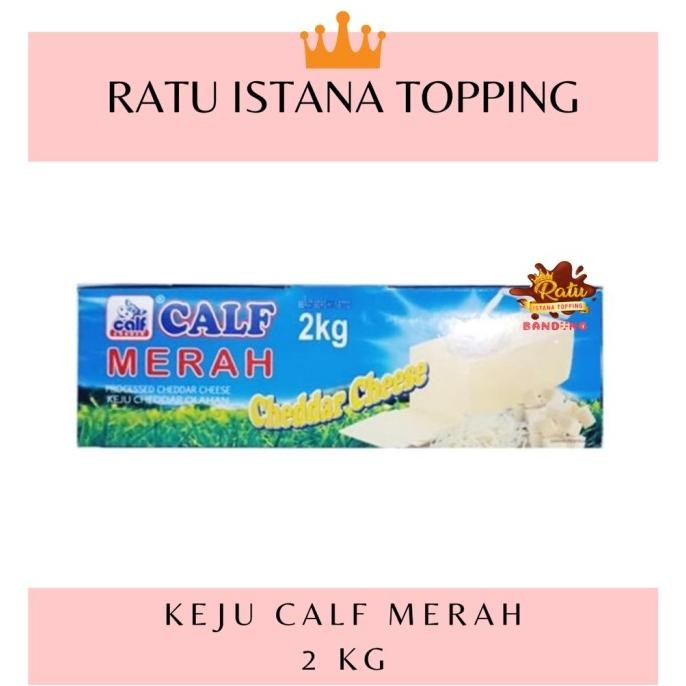 

(Expert) KEJU CHEDDAR CALF MERAH 2 KG CHEDDAR CHEESE