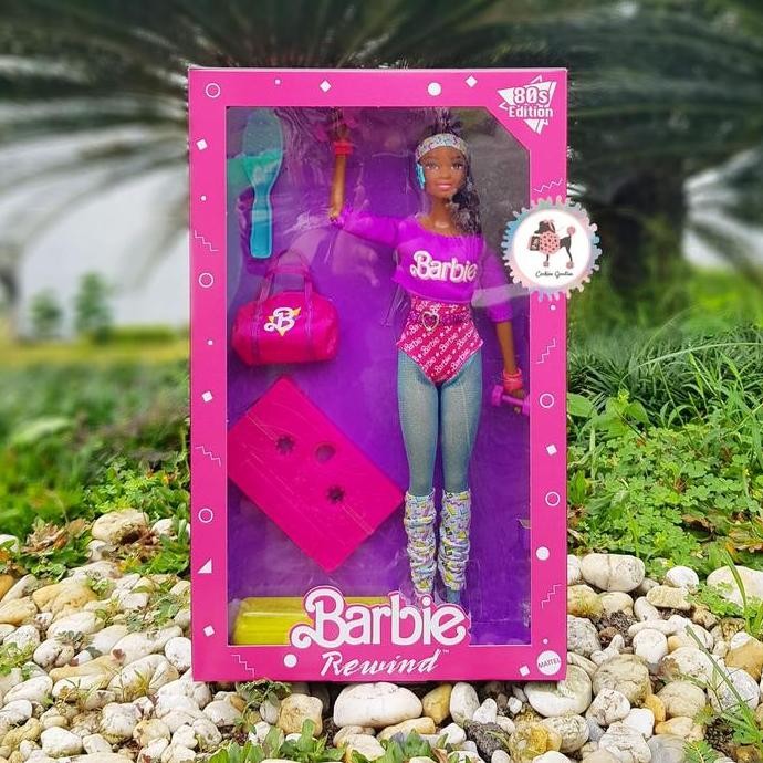 Barbie Rewind 80s Edition Workin Out Themed Doll - Brunette