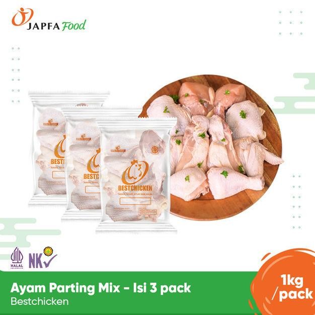 

Paket Hemat Daging Ayam Potong Campur 1 Kg X 3 Pack - Bestchicken Original