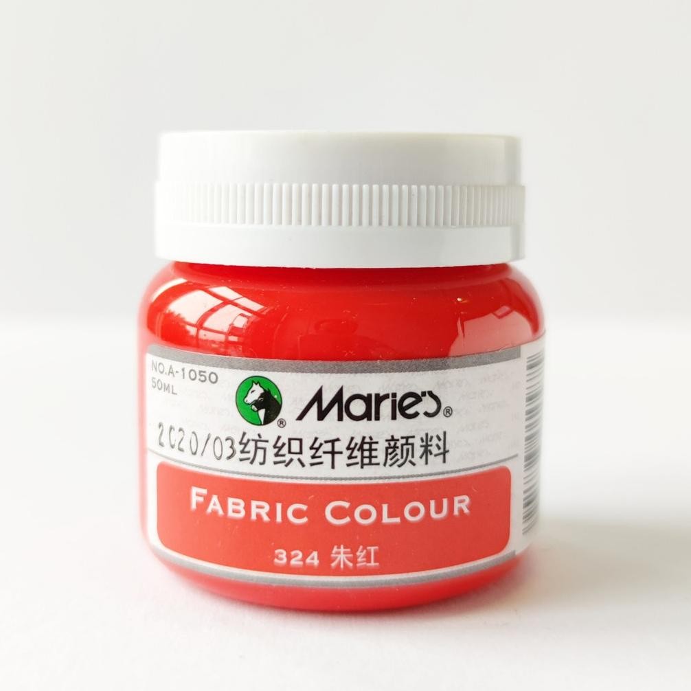 

CAT KAIN 50ML / MARIES FABRIC COLOUR NO. A-1050 / CAT KAIN MARIES / CAT KAIN / BAJU VERMILION-324 Terlaris