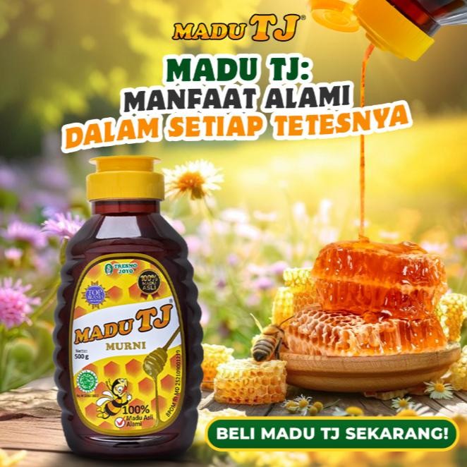 

MADU TJ Murni 500gr Refill - Madu Murni - Madu Super - Madu Asli - MyMom