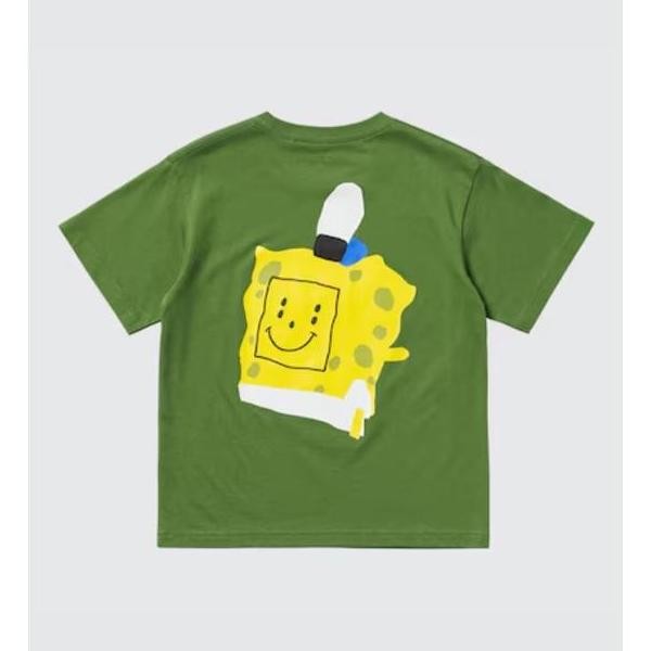 Promo Uniqlo Kids Spongebob Short Sleeve Ut