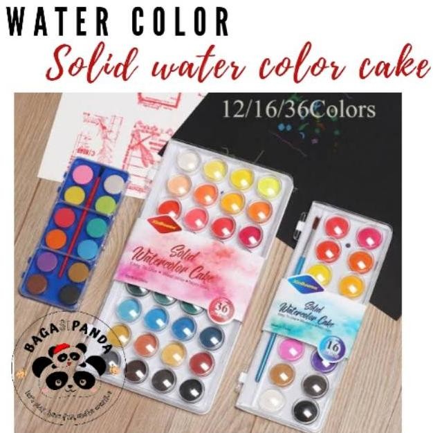 

Cat air padat 16 warna dan 36 warna - solid water color cake Terlaris