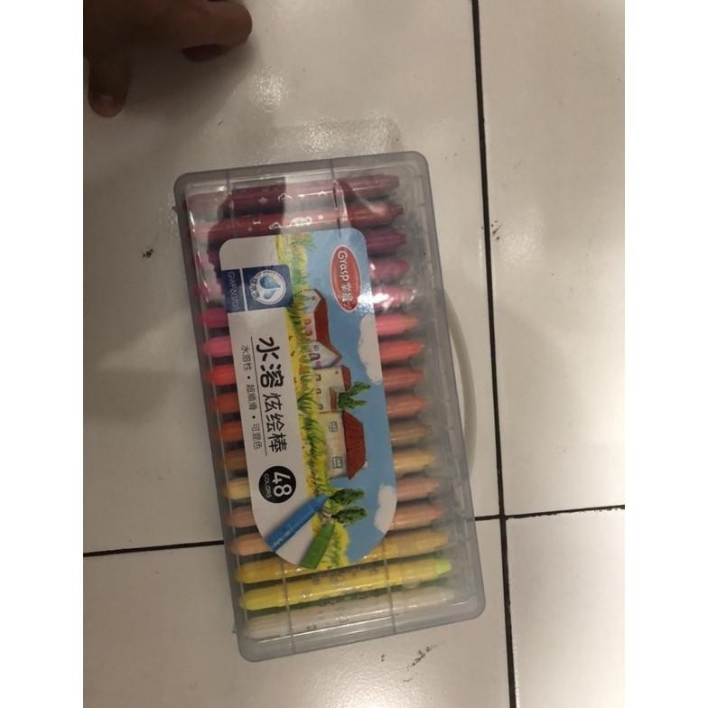 

crayon grasp 48 warna silky medium Terlaris