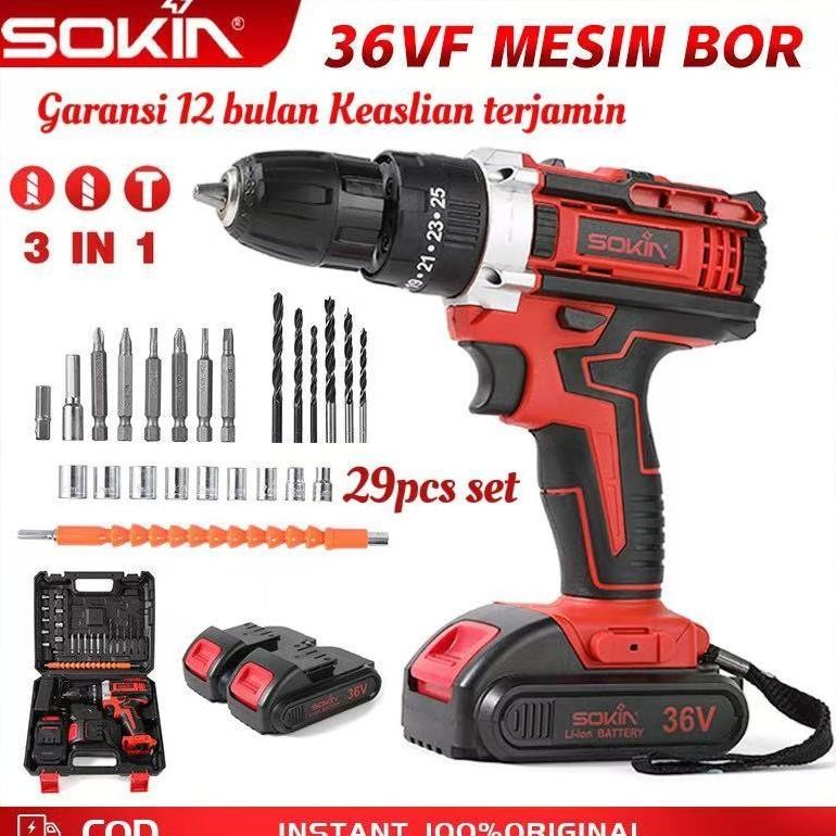 termurah nrt pro dc-740 bor impact drill - brushless baterai 20v