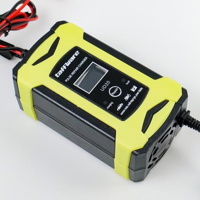 Carger Casan Aki Mobil Charger Accu Battery 12V 6A - Ud20 Taffware Kualitas Terbaik Harga Termurah