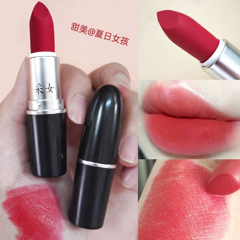 Lipstik Warna Plum Warna Hati Merah Buah Naga Warna Berry Warna Raspberry Warna Anggur Ungu Matte Ti