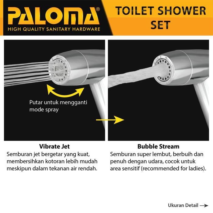 Paloma Tsp 3102 Toilet Shower Jet Washer Bidet Cebok Kloset Closet Wc Selang Original Dan Terpercaya