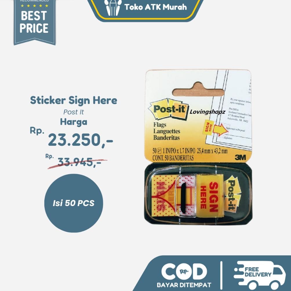 

Post It Sign Here 680-9 termurah RB07