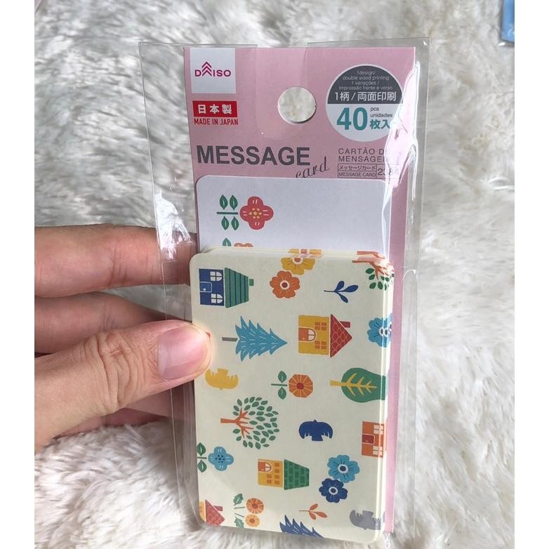 

Message Card Isi 20Lbr - 40Lbr Made in Japan RB07