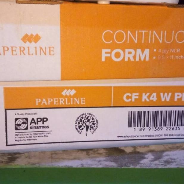 

Continous form 4 Ply PRS Paperline RB07