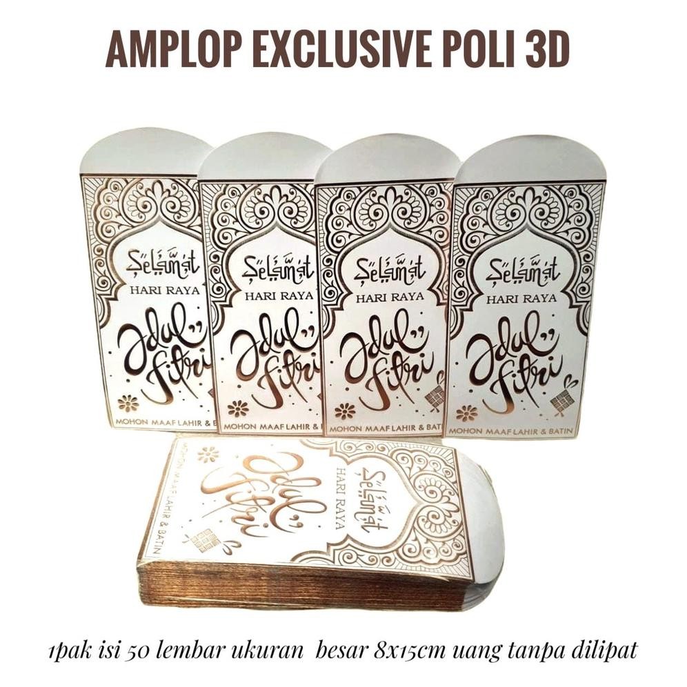

Baru Amplop Lebaran Ukuran L 50 Lembar Poli Premium Eksklusif Angpao Idul Fitri