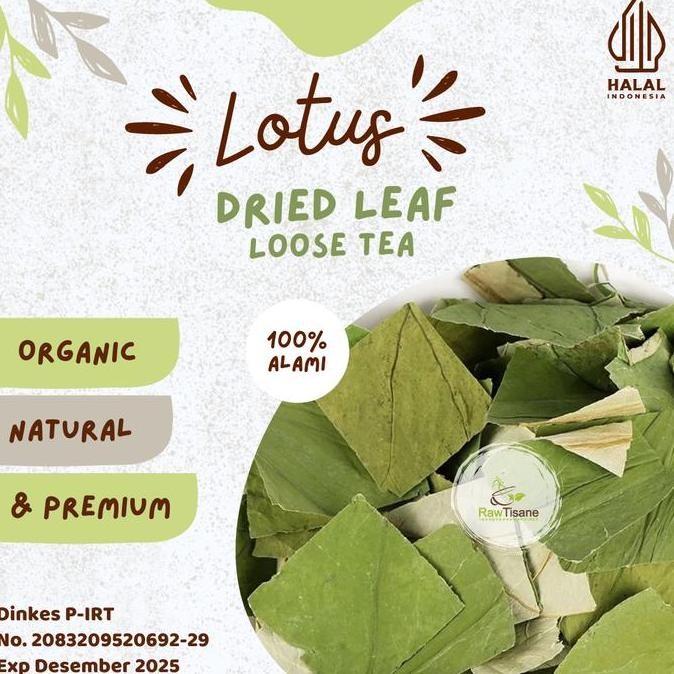 

SALE!!! Lotus Leaf Loose Tea / Teh Daun Teratai Isi 100 Gram