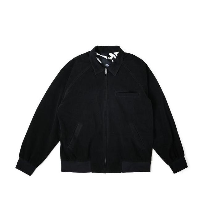 Promo Hoi Polloy - Jacket - Strix Riversible (Black) Unisex Jaket Fit Logo Pria Wanita Zipper
