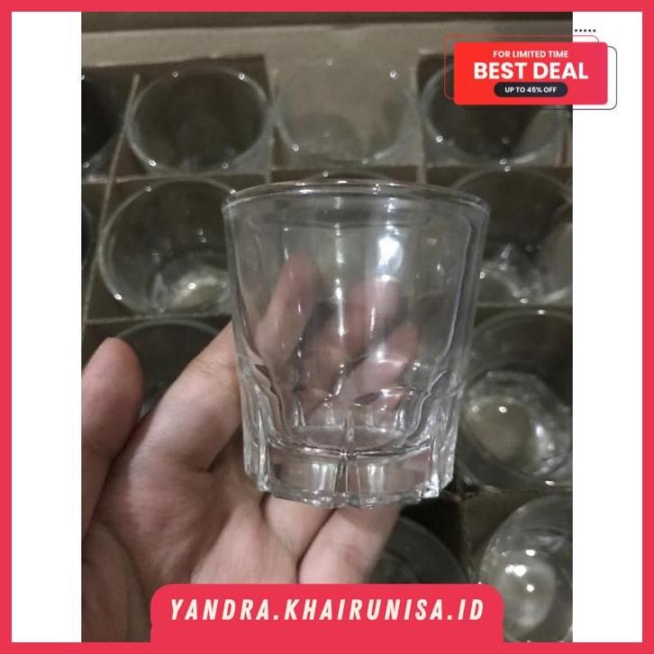 BOX PCS GELAS DRAKOR - SELOKI KACA - ONE SHOT GLASS - SLOKI BAR -GELAS BIR KOREA MINI BY YANDRA ID B