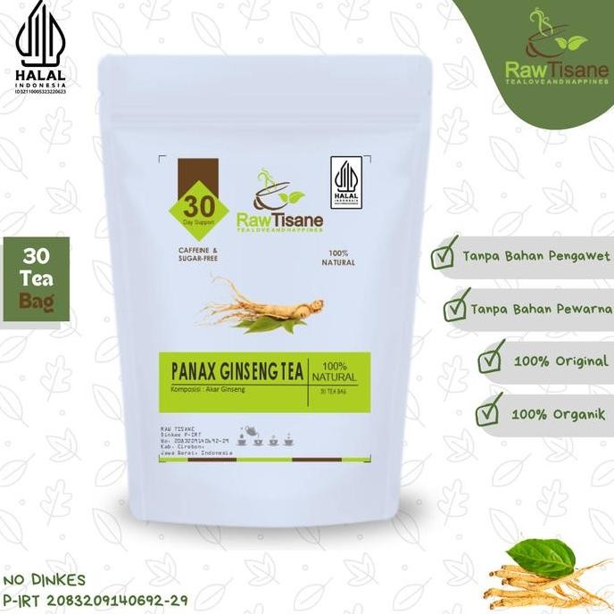 

SALE!!! Panax Ginseng Tea : Teh Akar Ginseng Isi 30 Tea Bag