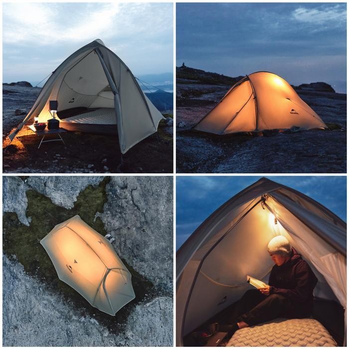 Tenda Naturehike Cloud Up Pro 20D Cnk2350Ws020 Ultralight Tent 1 2 Person 3 Season Camping Hiking Pi
