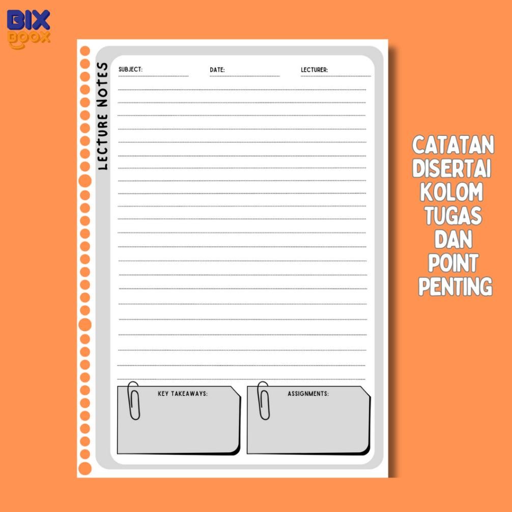 

Kertas Binder Loose Leaf Kuliah, Buku Catatan Kuliah, isi 50 pcs RB07
