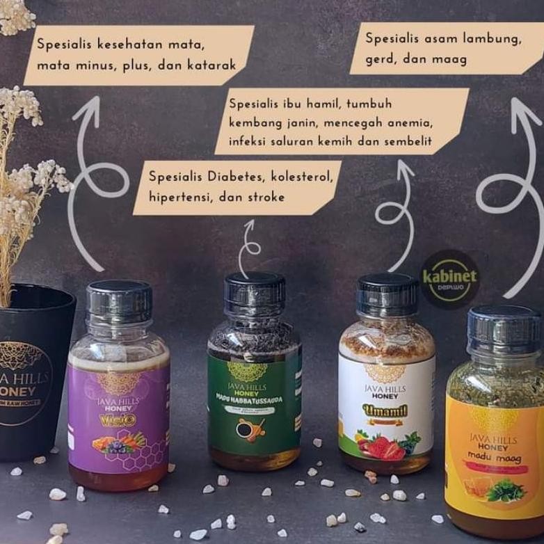 

Madu Javahills Honey 100% Madu Murni 160gr Madu Java Hills Honey Herbal Mini Parcel Gift Bok Paket isi 3