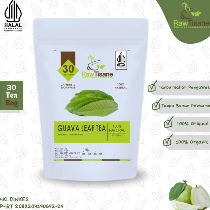 

SALE!!! Guava Leaf Tea : Teh Daun Jambu Biji Isi 30 Tea Bag