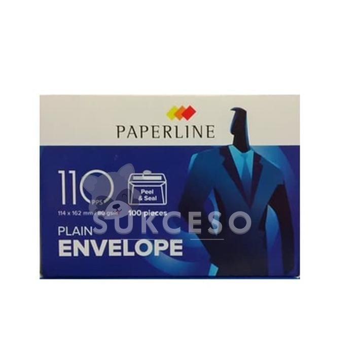 

Paperline Amplop 110 PPS Putih Polos Murah RB07