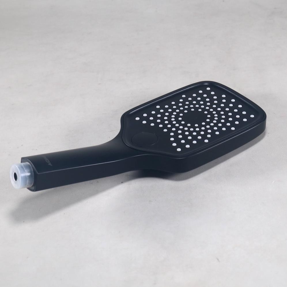 Kepala Shower Kotak Hitam 3 Mode Tekanan Tinggi Minimalis Spidy Shower Mandi Original