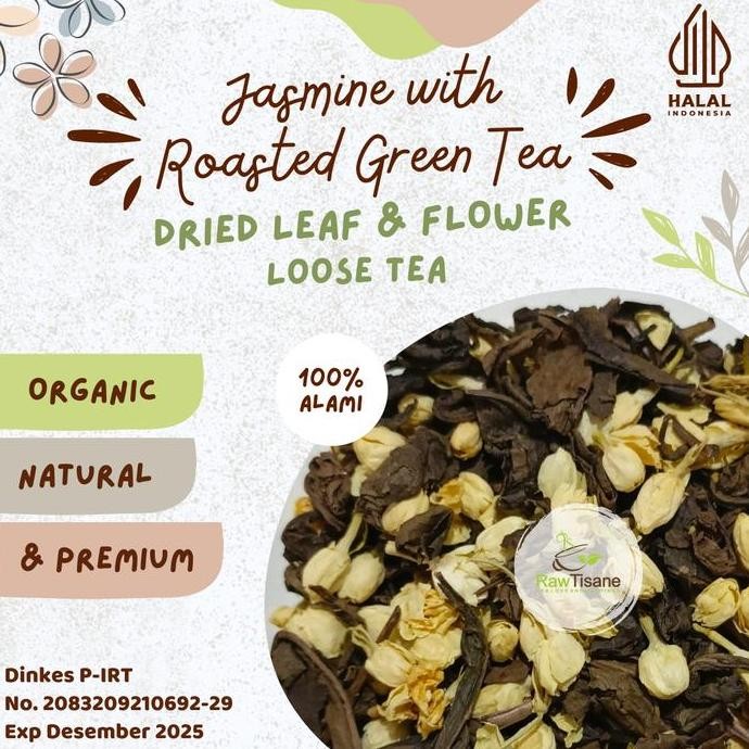 

SALE!!! Jasmine With Roasted Green Tea / Teh Hijau Panggang & Bunga Melati