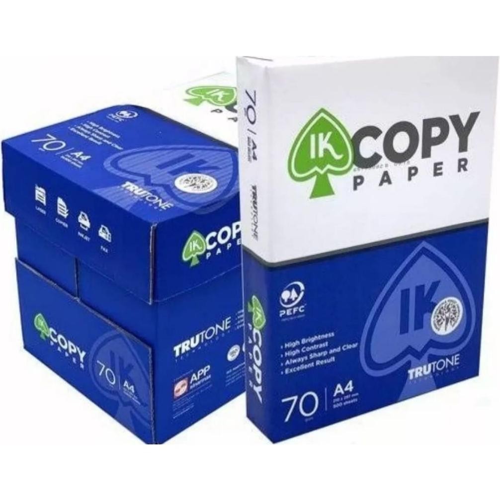 

Sale! Kertas Hvs A4 70Gsm Indah Kiat Kertas Fotocopy / Print 1 Rim