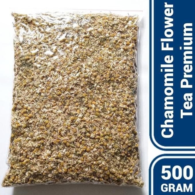 

SALE!!! Chamomile Flower Kualitas Premium - 500 Gram