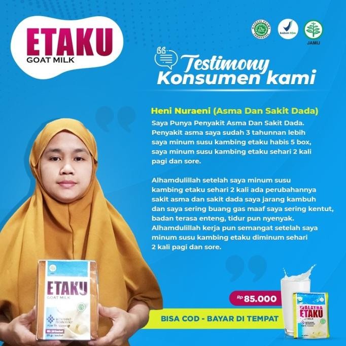 

(Expert) WALATRA SUSU KAMBING ETAWA ASLI MURNI ETAKU UNTUK KESEHATAN TUBUH - GOAT MILK ASLI 100%