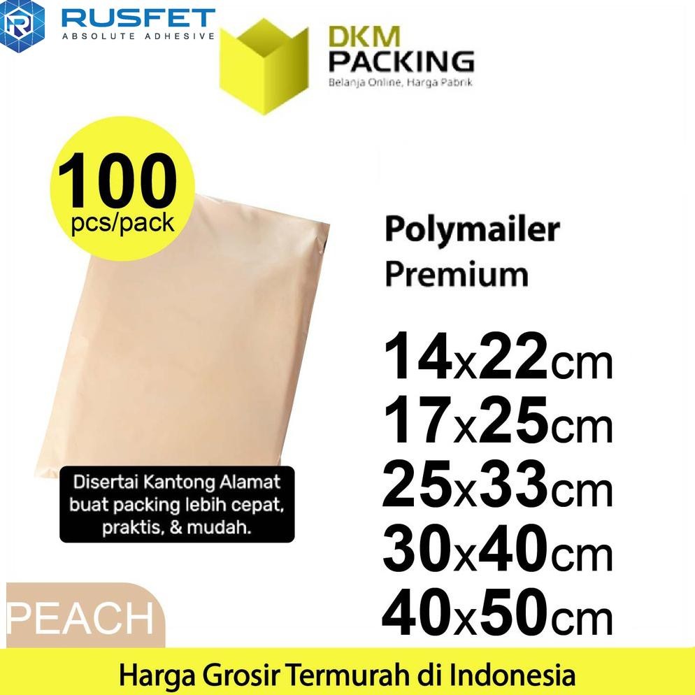 

Baru Polymailer Warna Peach Pack - Amplop Plastik Packing Olshop Premium