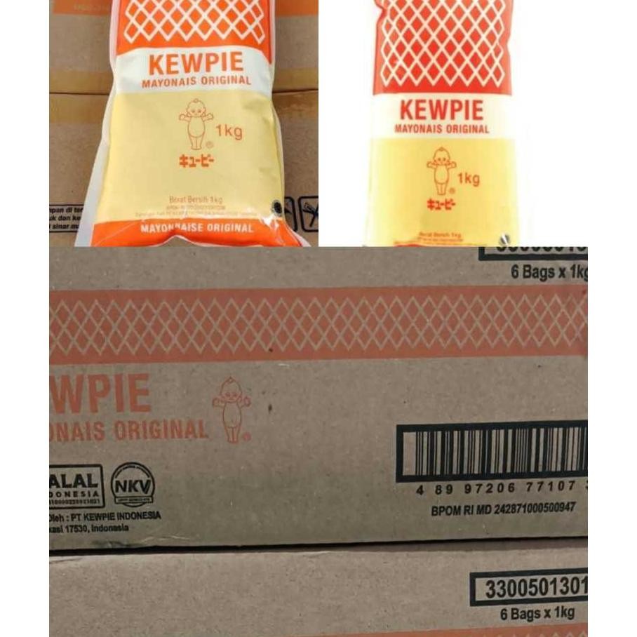 

Paket 1 Dus Kewpie Mayonnaise 1Kg Isi 6 Pcs