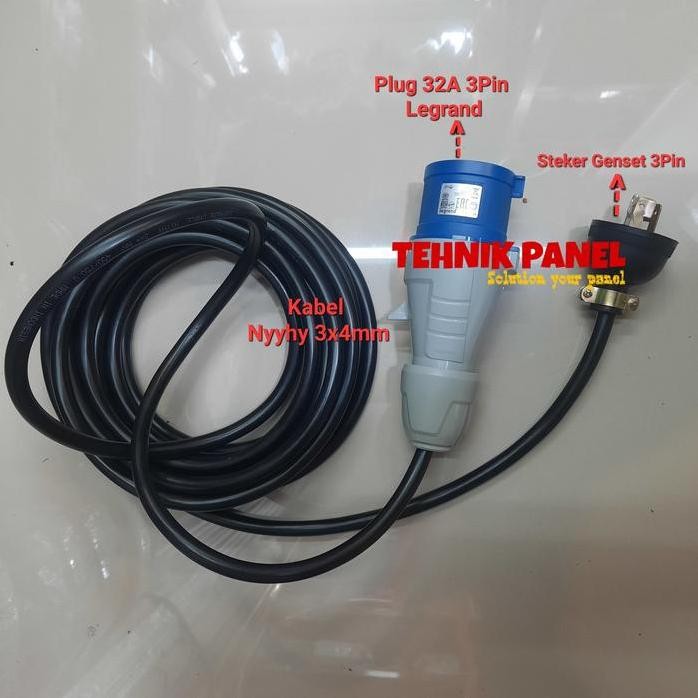

Terlaris Kabel Penghubung Panel Cos Ke Genset 32A 3Pin