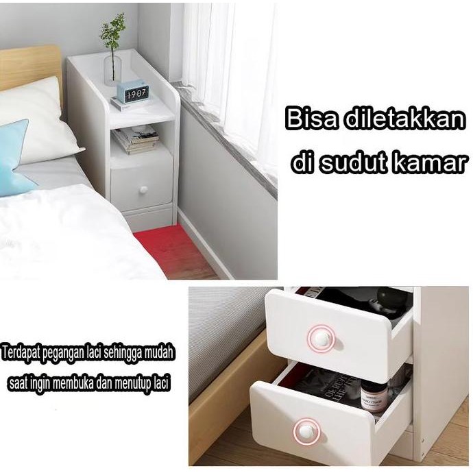 

Terlaris Meja Samping Kasur Modern Meja Nakas Gaya Nordic Tempat Penyimpanan Dilengkapi Laci Kokoh O2A1