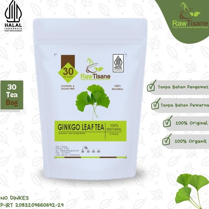 

SALE!!! GINKGO LEAF TEA : GINKGO BILOBA LEAF TEA (30 TEA BAG)