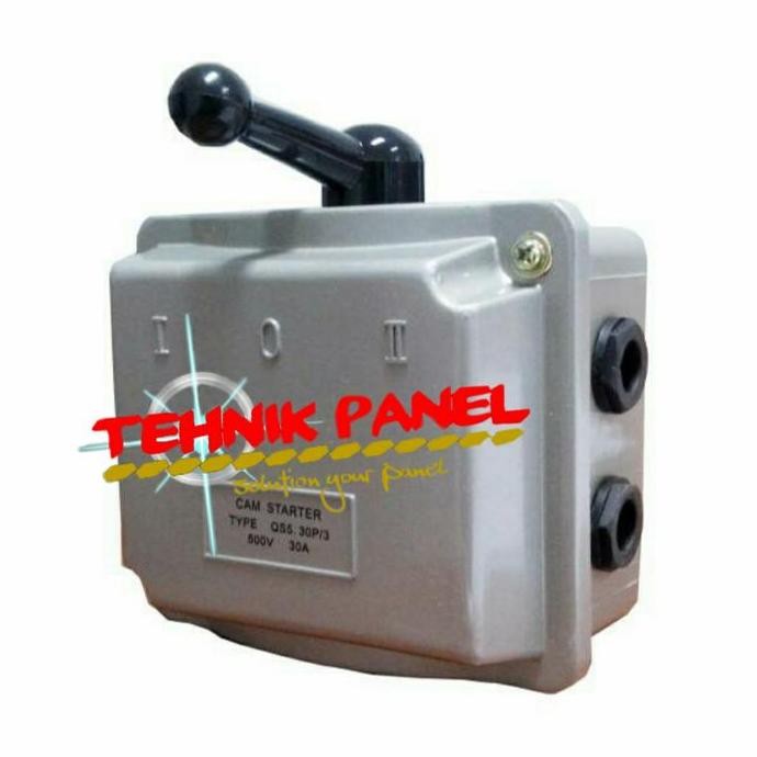 

Terlaris Cam Switch Qs5-30A 3P 30A Pln-Genset Saklar Stater On-Off-On