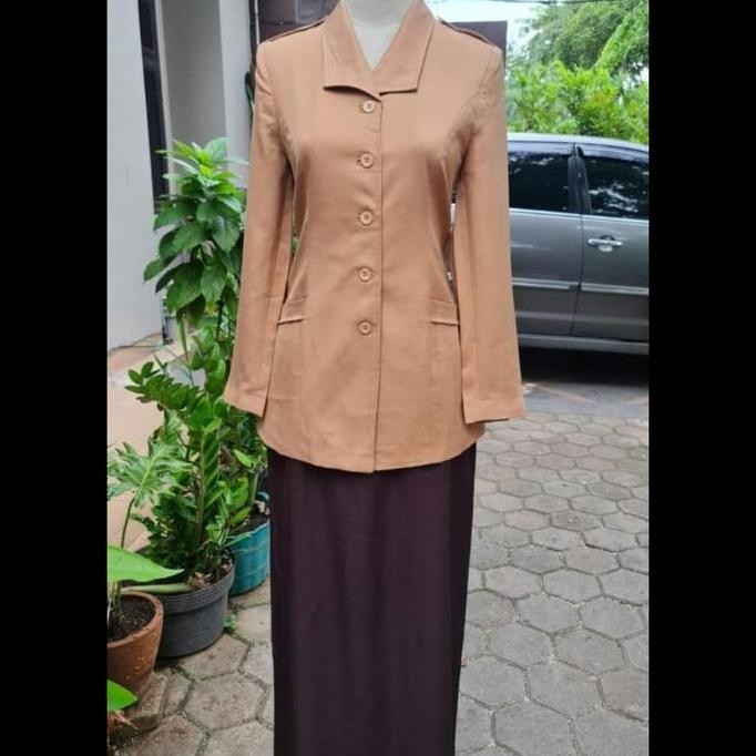 SERAGAM DINAS GURU PRAMUKA WANITA || BAJU DINAS PRAMUKA JUMBO