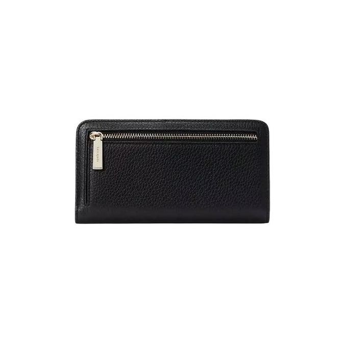 Sale Dompet Branded Wanita Ks Dumpling Large Slim Bifold Wallet - Black
