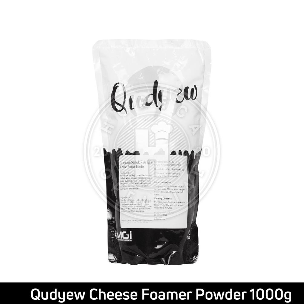 

Baru Qudyew Cheese Foam Powder 1kg - Bubuk Krim Keju Import untuk Minuman & Dessert