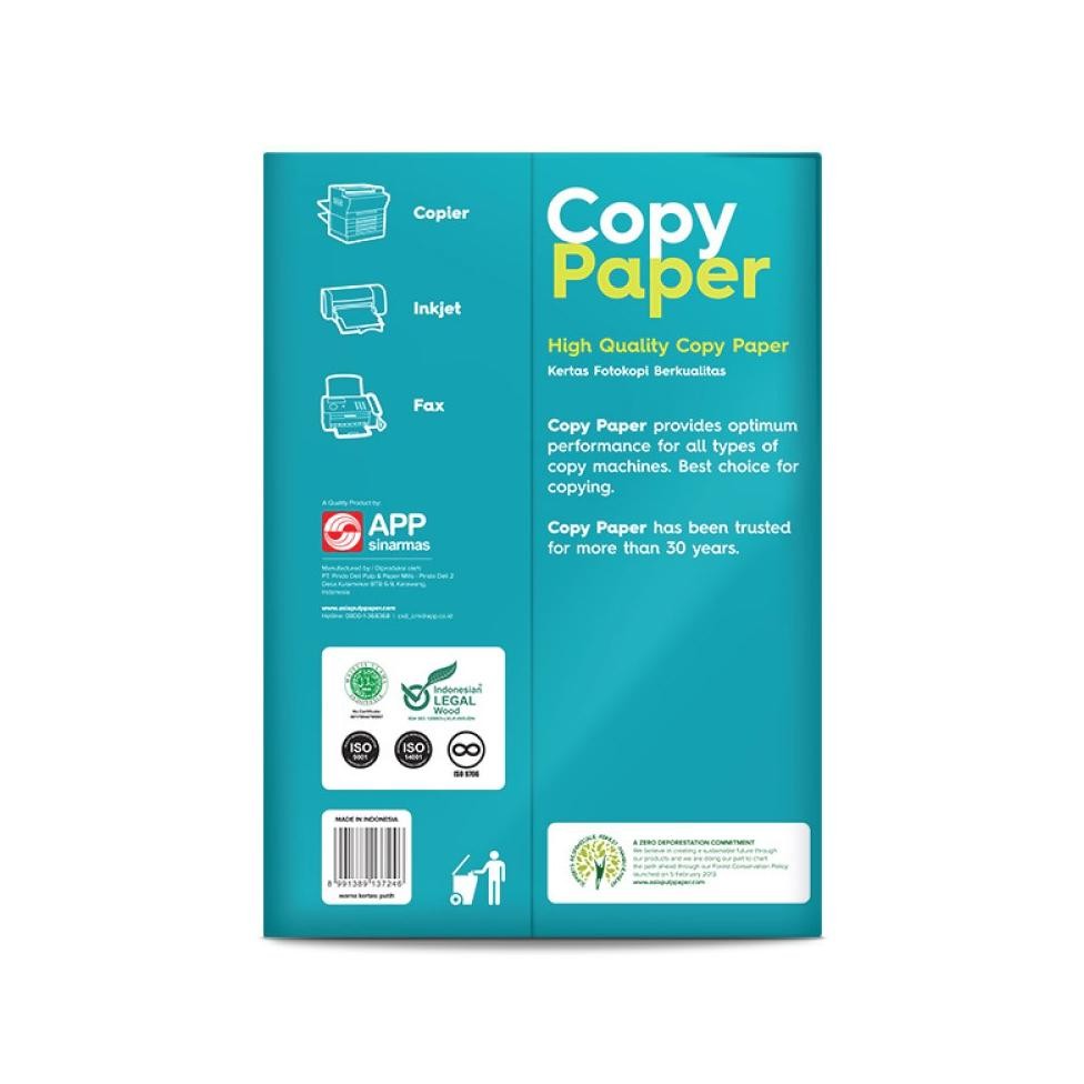 

Sale! Copy Paper A4 70 Gsm - Kertas Hvs Putih Print & Fotocopy