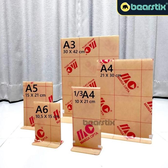 

Terlaris Akrilik Tempat Qris Stand Qr Code Barcode Meja Kasir Acrylic Holder A5