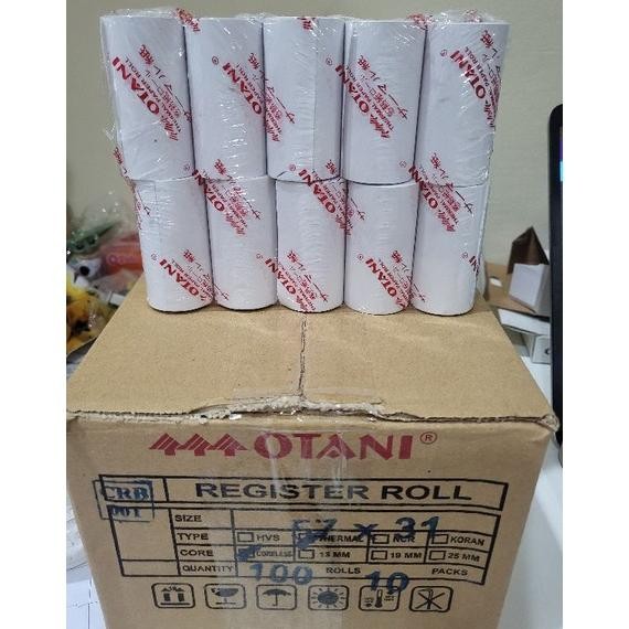 

Sale! Kertas Thermal Roll 57X31 Coreless Otani Isi 100 Roll - Kertas Struk Kasir