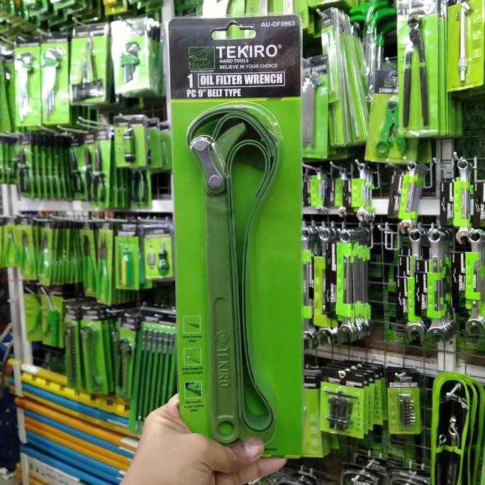 

Terlaris Tekiro Kunci Filter Oli Model Belt / Kulit / Sabuk Ukuran 9" Inchi