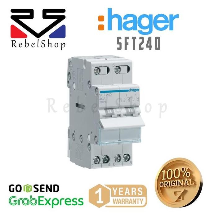 

Terlaris Hager Changeover Switches Cos Sft240 2P 40A - Change Over Genset