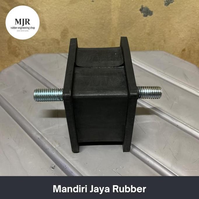 

Terlaris Karet Engine Mounting Kotak / Rubber Stampord Genset Uk 75X70X50X12 (Double Baut)